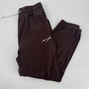 YoungLA 219 Perfect Joggers Brown Mens Medium YLA2452 Sweatpants
